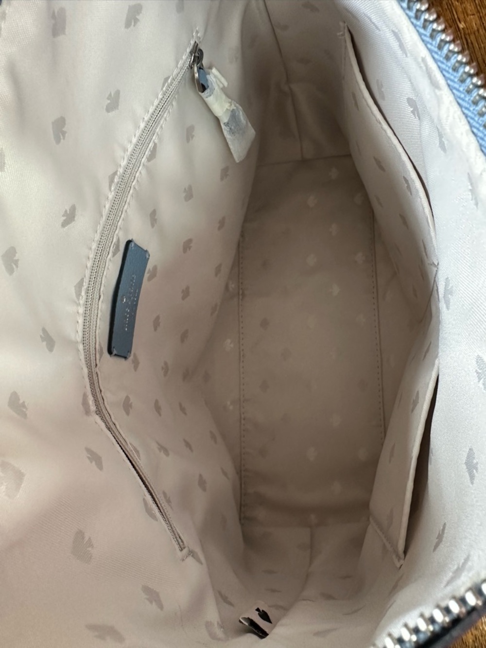kate spade Smooth Blue Leather Shoulder Bag - Picture 10 of 11